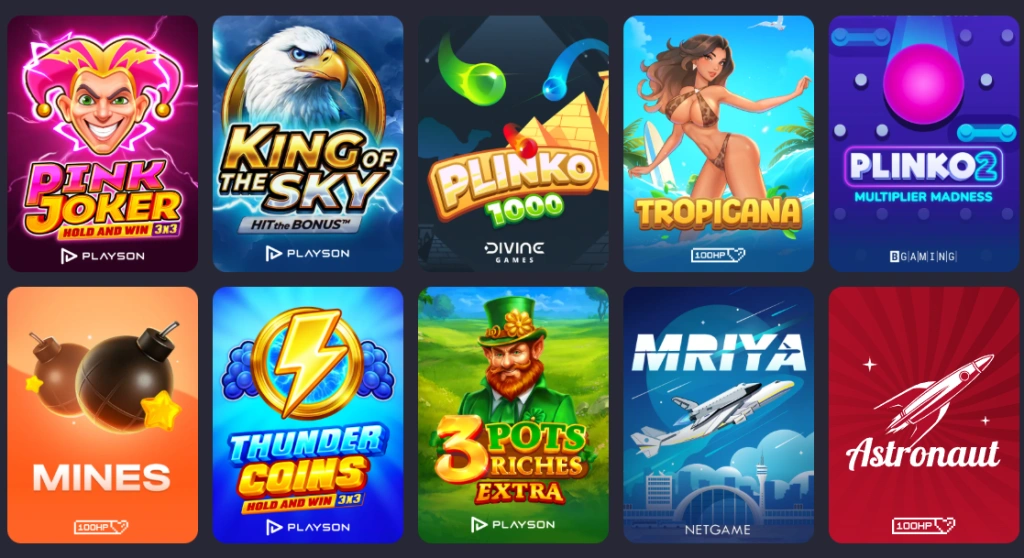 Slots and Game Categories at Banger Casino BD